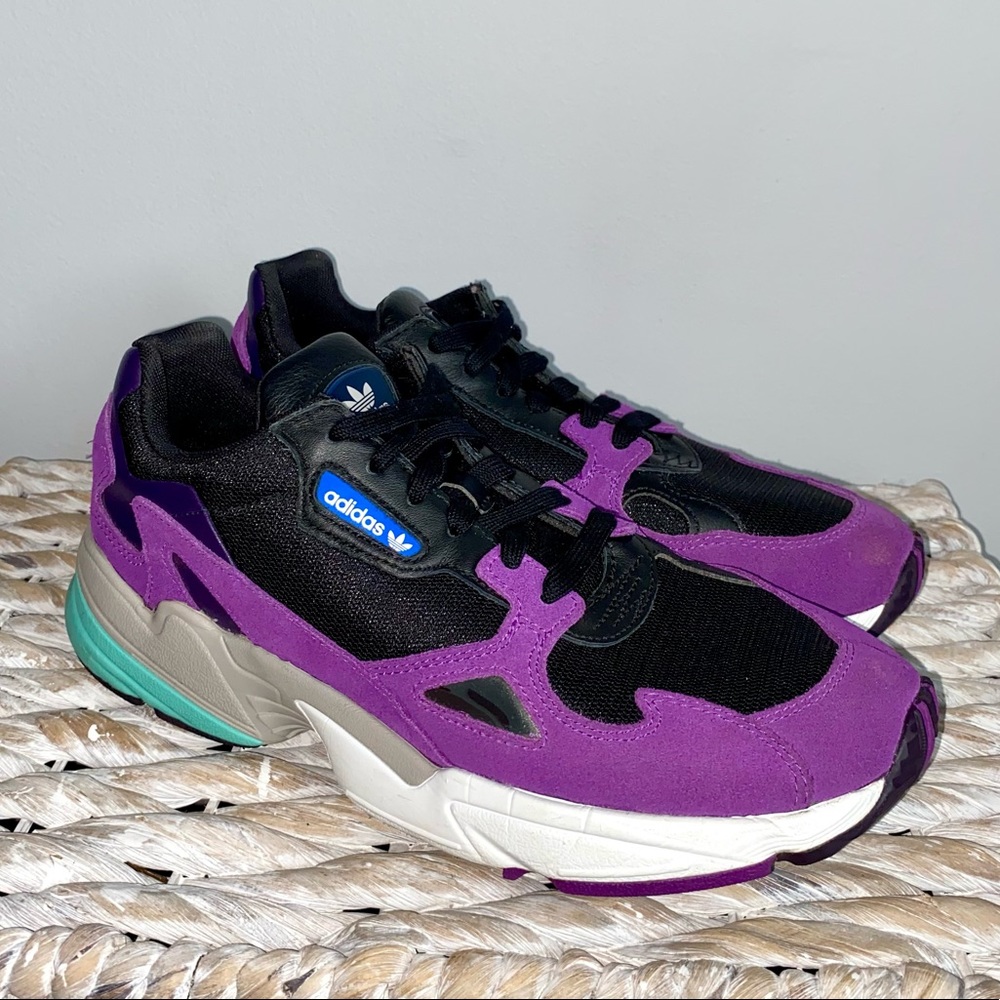 Women's Adidas Purple and Black Size 10 Sneakers